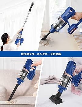 Amazon | 【新登場&60分間連続稼働】LYSOR コードレス掃除機 30000Pa